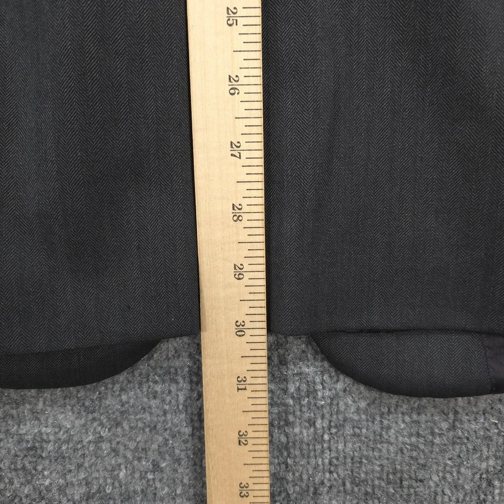 Brooks Brothers Blazer Mens 42R Gray Herringbone Saxxon Wool 1818 Fitzgerald USA